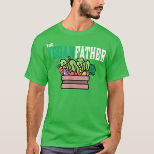 T-shirt The Veganfather Funny Vegetarian Herbivore Plant B