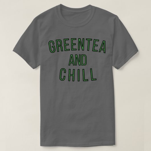 T-shirt Thé vert et refroidissement (Design devant)