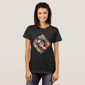T-shirt The Vibrant PopArt Beauty (Devant entier)