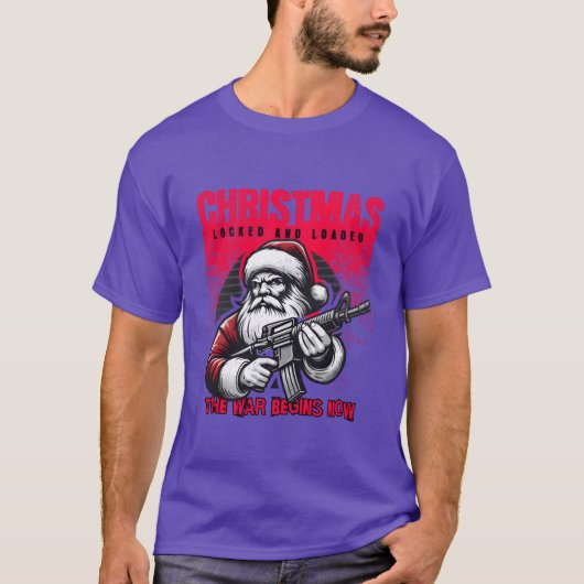 T-shirt The War on Christmas family (Devant)