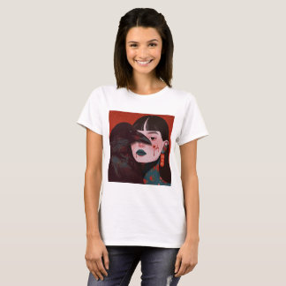 T-shirt The woman and the crow