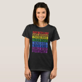 T-shirt The World Has Bigger Problems LGBT Gay Pride Flag  (Devant entier)