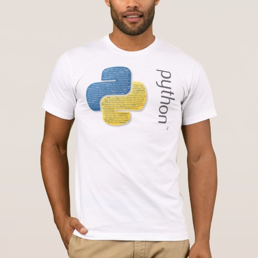 T-shirt The Zen of Python (Devant)