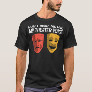 T-shirt Théâtre cool Pour Hommes Femmes Broadway Théâtre M