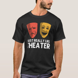 T-shirt Théâtre cool Pour Hommes Femmes Broadway Théâtre M