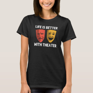 T-shirt Théâtre cool Pour Hommes Femmes Broadway Théâtre M