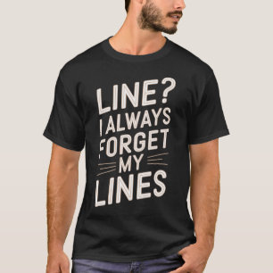 T-shirt Théâtre d'Acteur Drôle
