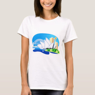 T-shirt Théatre de l'opéra et pont de Sydney