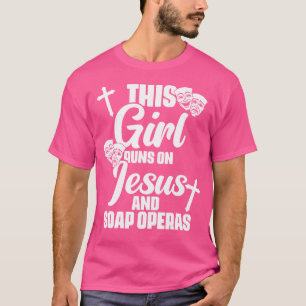 T-shirt Théâtre Girl Jesus Soap Opera Dessin musical Théât