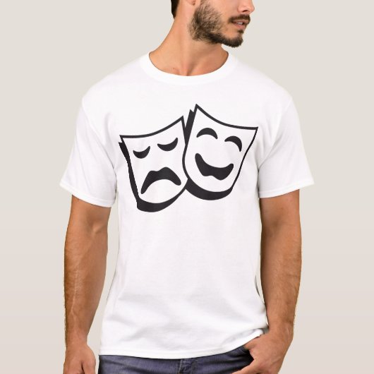 T-shirt Theatre mask (Devant)