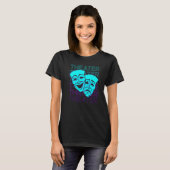 T-shirt Théâtre Masques Retro (Devant entier)