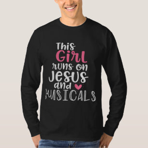 T-shirt Théâtre musical Giftsn Girl court sur Jesus Musica