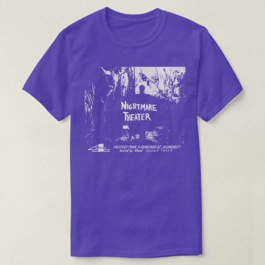 T-shirt Théâtre nocturne avec Sammy Terry (Design devant)