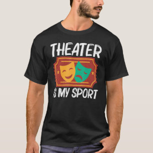 T-shirt Théâtre Pour Hommes Femmes Drame Musical Chanson 1
