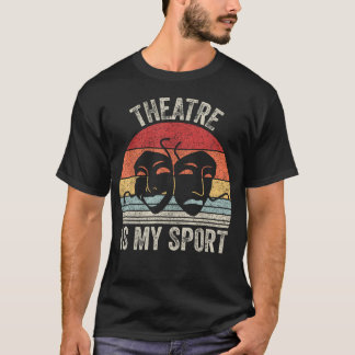 T-shirt Théâtre Rétro Vintage Est Mon