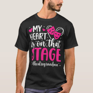 T-shirt Théâtre Sur Cette Scène Grand-mère Actrice De Théâ