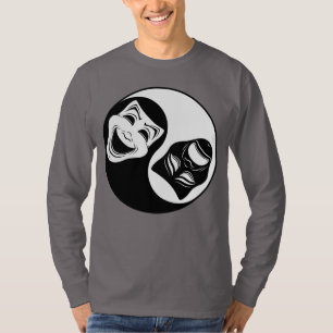 T-shirt Théâtre Yin Yang Design - Masques de comédie et de