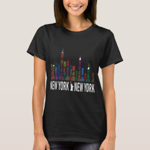 T-shirt Théâtres Broadway New York Skyline