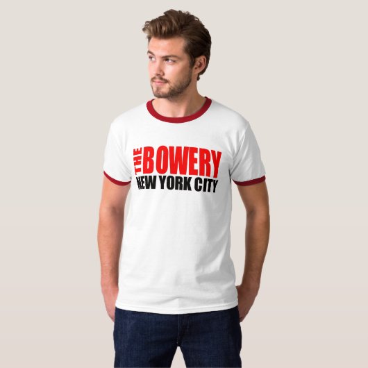 T-shirt theBowery (Devant entier)