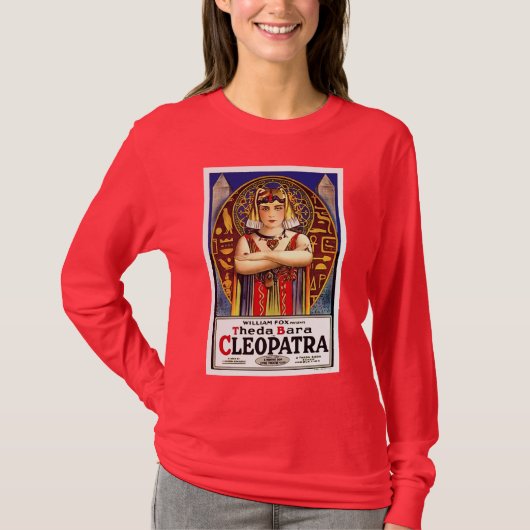 T-shirt Theda Bara comme film Vintage Cleopatra (Devant)