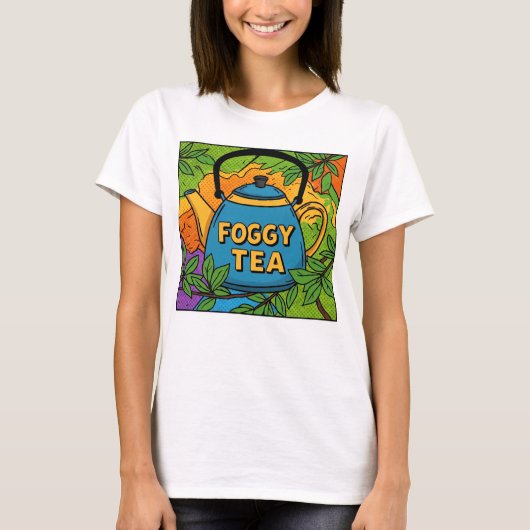 T-shirt Théière brumeuse (Devant)