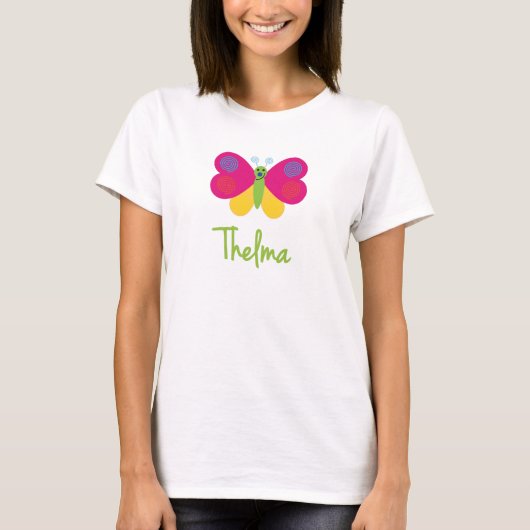 T-shirt Thelma le papillon (Devant)