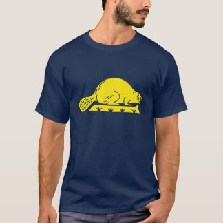 T-shirt Thème 01 de drapeau de l'Orégon