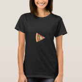 T-shirt Thème assorti de nourriture de couples de tranche (Devant)