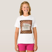 T-shirt Thème de carnaval de talon de billet à l'ancienne (Devant entier)