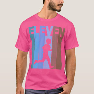 T-shirt Thème de course pour 11e anniversaire Coureur de 1