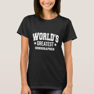 T-shirt Thème de décoration de Sonographe le plus grand du