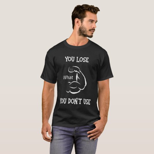 T-shirt Thème de devis de condition physique (Devant entier)