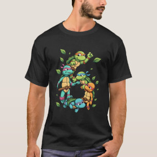 T-shirt Thème de fête tortue de mer tortue 6ème anniversai