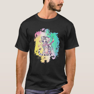 T-shirt Thème de la Coupe du Tigre Jungle Gros Chat Tigres