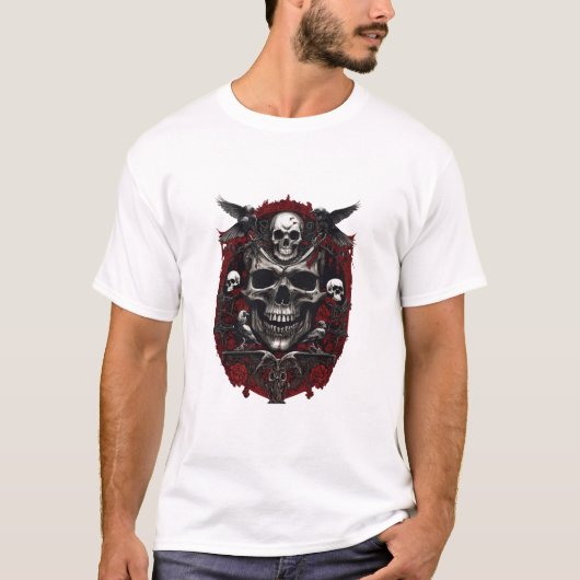 T-shirt Thème de la mort mentale dans (Devant)