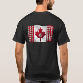 T-shirt Thème de soccer canadien (Dos)