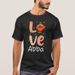 T-shirt Thème de Thanksgiving Amour Abba Joyeux jour de la