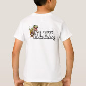 T-Shirt Thème Dinosaure pour les 100 Jours d'École (Dos)