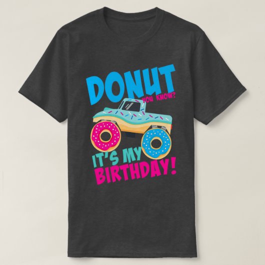 T-shirt Thème Donut Anniversaire fête Itx27s Mon Anniversa (Design devant)
