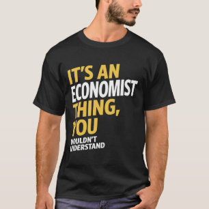 T-shirt Thème économiste