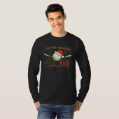 T-shirt Thème Golf Noël (Devant entier)