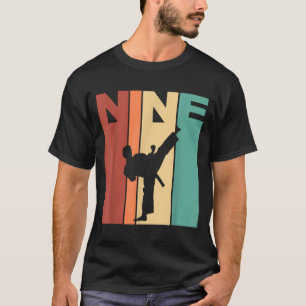T-shirt Thème Karaté Taekwondo 9e anniversaire 9 ans