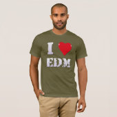 T-SHIRT THÈME MUSICAL - INCROYABLE J'AIME EDM (Devant entier)