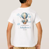 T-shirt Thème ours populaire Boy Baby shower invité d'honn (Dos)