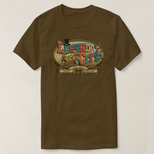 T-shirt Theme Park Legend City Arizona 1963 (Design devant)
