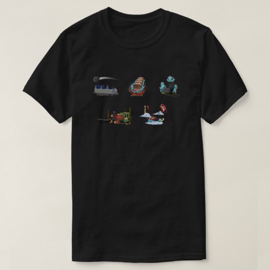 T-shirt Theme Park Ride Véhicules - Space Mountain.png (Design devant)