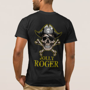 T-shirt Thème pirate Fête Adulte SKULL OR JOLLY ROGER