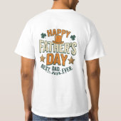T-shirt Thème Rétro Irlandais de la Saint-Patrick Joyeuse (Dos)