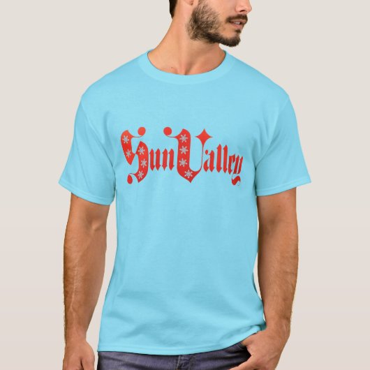 T-shirt Thème rétrospectif Sun Valley (Devant)