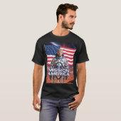 T-shirt Thème spatial futuriste (Devant entier)